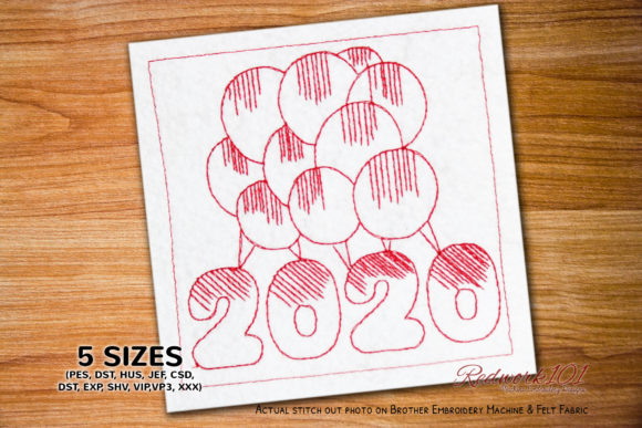 Balloons 2020 Embroidery Design Review