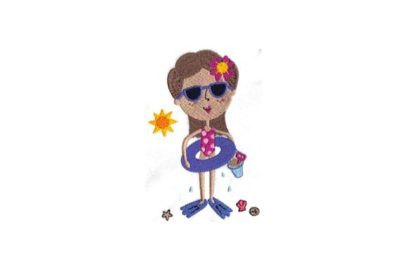 Beach Toodle: A Joyful, Versatile Embroidery Design for Small Business Merch
