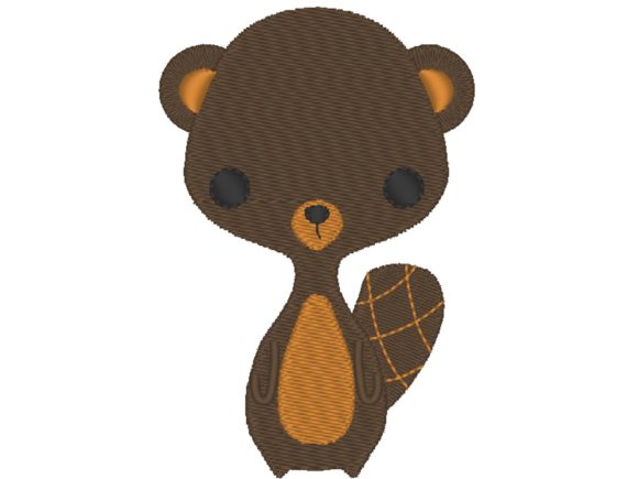 Beaver Cutie: A Seasonal Embroidery Gem