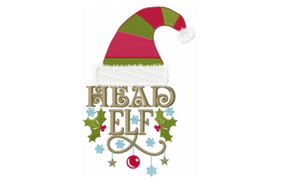 Head Elf: A Joyful Christmas Embroidery Design Review