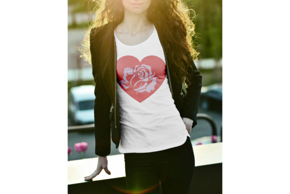 Heart with Rose Inside: A Thoughtful Embroidery Design for Meaningful Gifts