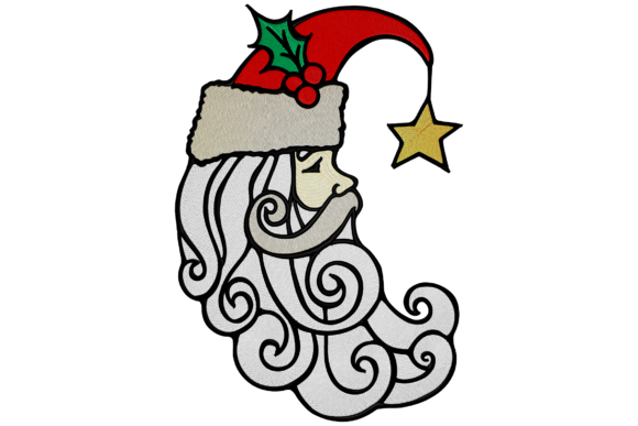 Santa’s Moon Face: A Festive Embroidery Review