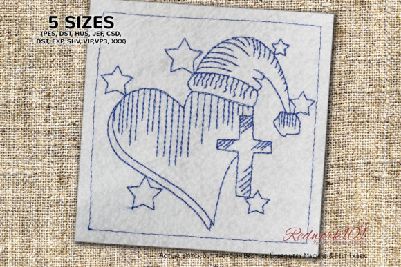 The Cross and Me: A Thoughtful Embroidery Design for Boutique Apparel